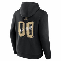 New Orleans Saints Hustle Personalized Name & Number Hoodie - Black cheap