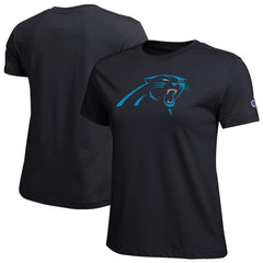 Carolina Panthers Champion Women's Logo T-Shirt - Black on sale