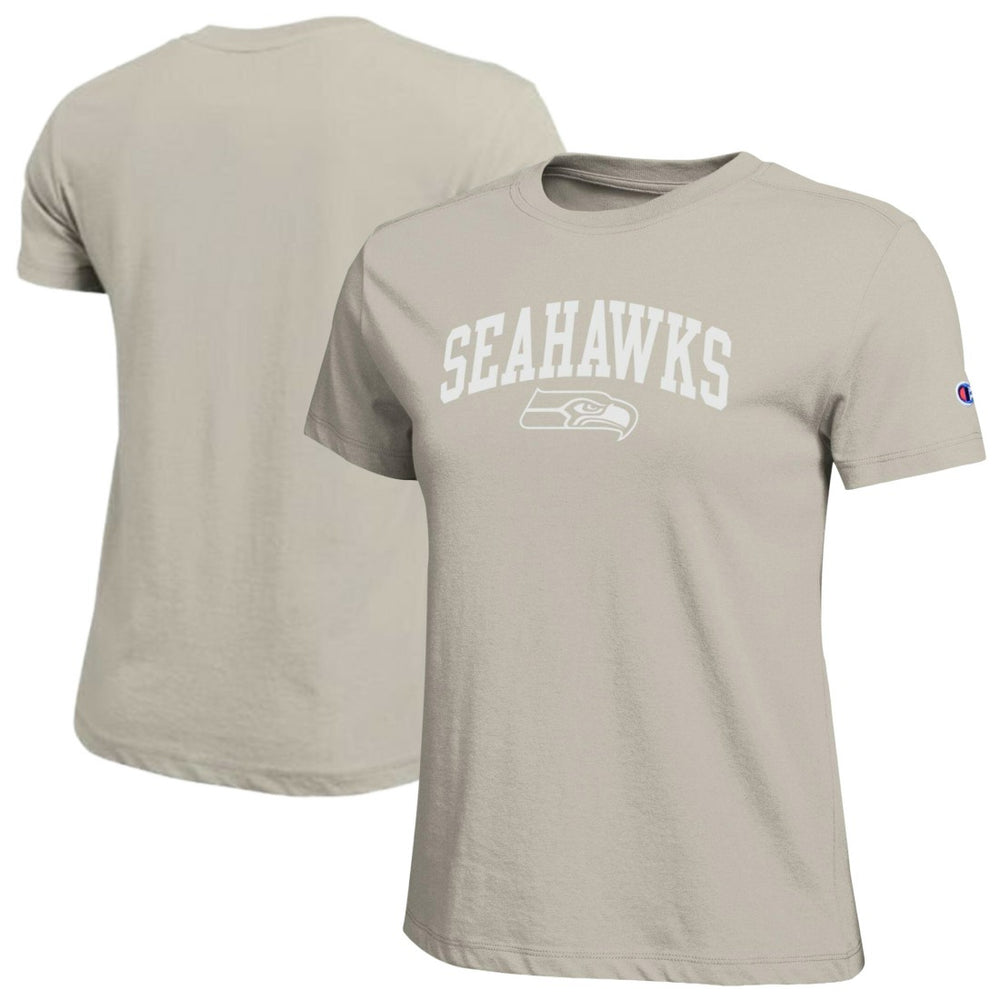 Seattle Seahawks Champion Women's Cocoa Butter T-Shirt - Light Brown sale