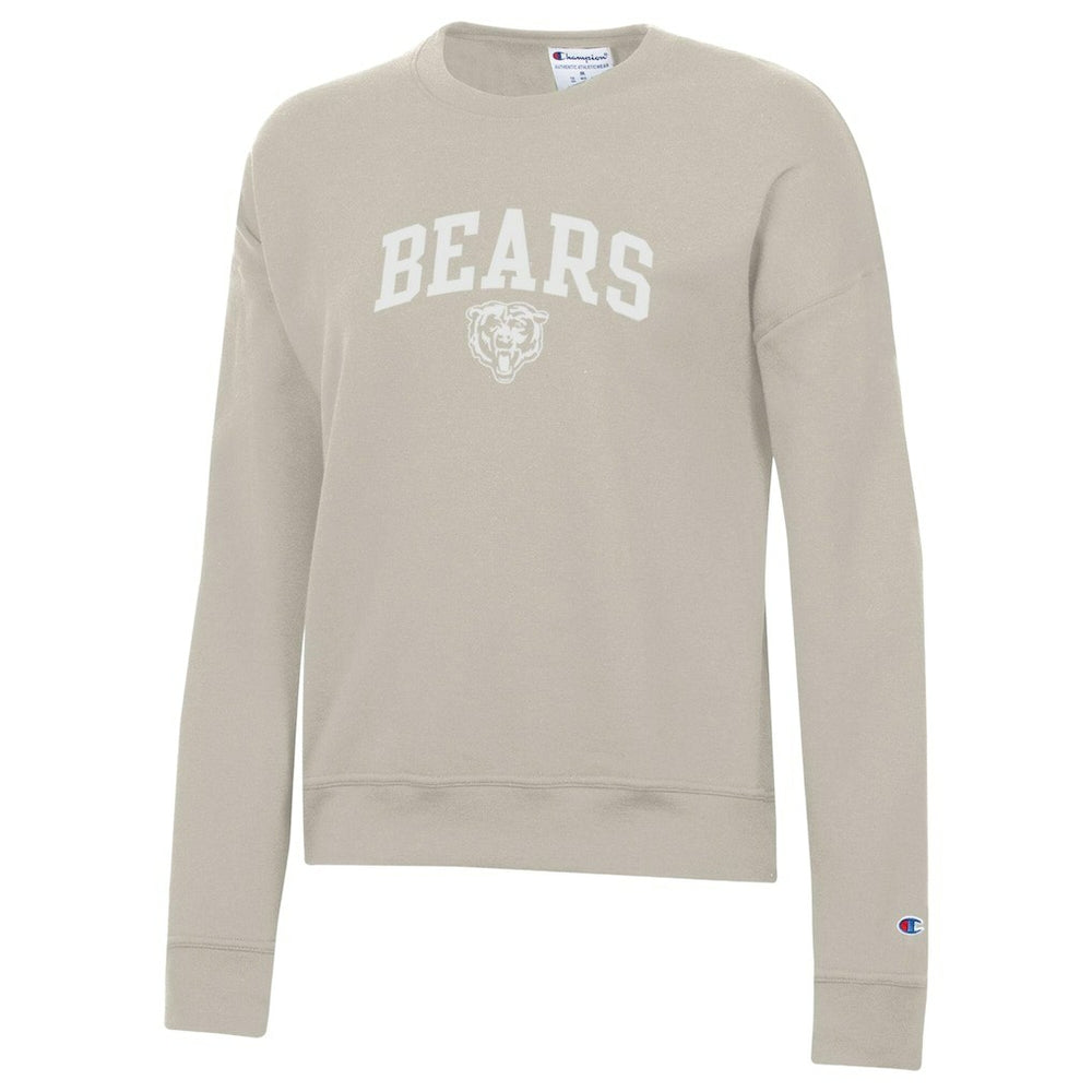 Chicago Bears Champion Women's Powerblend Cocoa Butter Fleece Sweatshirt - Light Brown discount