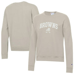 Cleveland Browns Champion Women's Powerblend Cocoa Butter Fleece Sweatshirt - Light Brown sale