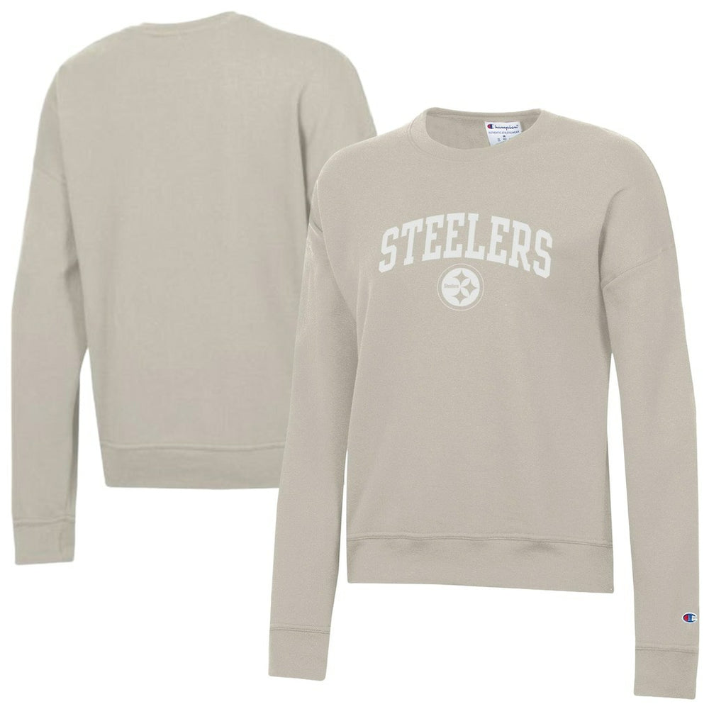 Pittsburgh Steelers Champion Women's Powerblend Cocoa Butter Fleece Sweatshirt - Light Brown online