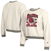 Atlanta Falcons Champion Women's Reverse Weave Fleece Sweatshirt - Cream cheap
