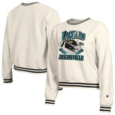 Jacksonville Jaguars Champion Women's Reverse Weave Fleece Sweatshirt - Cream sale