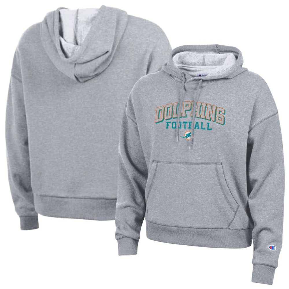 Miami Dolphins Champion Women's Triumph Tri-Blend Hoodie - Gray online