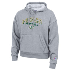 Green Bay Packers Champion Women's Triumph Tri-Blend Hoodie - Gray on sale