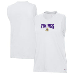 Minnesota Vikings Champion Women's Muscle Tank Top - White sale