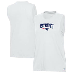 New England Patriots Champion Women's Muscle Tank Top - White on sale