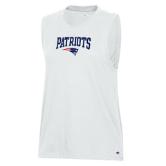 New England Patriots Champion Women's Muscle Tank Top - White on sale