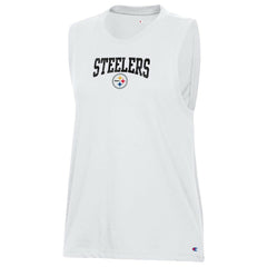 Pittsburgh Steelers Champion Women's Muscle Tank Top - White cheap