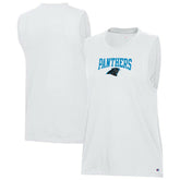 Carolina Panthers Champion Women's Muscle Tank Top - White sale