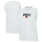Cincinnati Bengals Champion Women's Muscle Tank Top - White sale