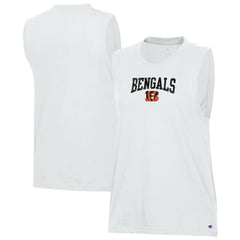 Cincinnati Bengals Champion Women's Muscle Tank Top - White sale