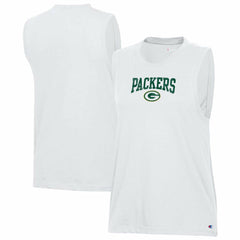 Green Bay Packers Champion Women's Muscle Tank Top - White cheap