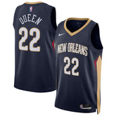 Derik Queen New Orleans Pelicans Unisex Swingman Jersey - Icon Edition - Navy for sale