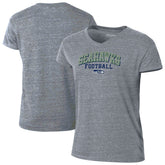 Seattle Seahawks Champion Women's Triumph Tri-Blend V-Neck T-Shirt - Gray on sale