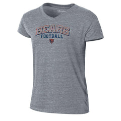 Chicago Bears Champion Women's Triumph Tri-Blend V-Neck T-Shirt - Gray on sale