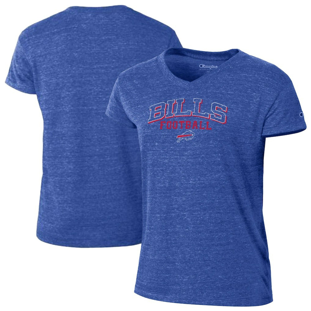 Buffalo Bills Champion Women's Triumph Tri-Blend V-Neck T-Shirt - Royal for sale