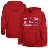 Philadelphia Phillies Women's Bow & Banners Naomi Hoodie Red