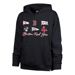 Boston Red Sox Women's Bow & Banners Naomi Hoodie Navy