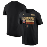New York Knicks Jordan Brand 2025 NBA Cup Champions Locker Room T-Shirt - Black cheap