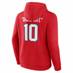 Drake Maye New England Patriots Nickname Hoodie - Red outlet