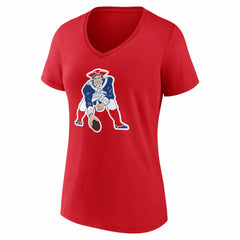 Drake Maye New England Patriots Women's Nickname V-Neck T-Shirt - Red sale