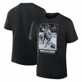 Macklin Celebrini San Jose Sharks NHL Moments Legacy T-Shirt - Black T-shirts