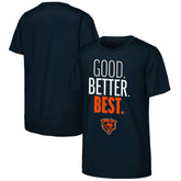 Chicago Bears Outerstuff Youth Good. Better. Best. T-Shirt - Navy outlet