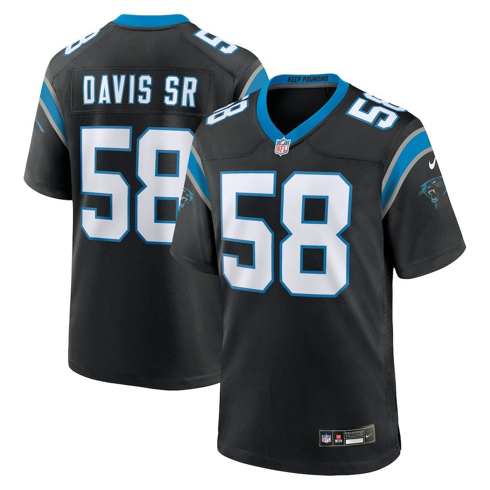 Thomas Davis Sr. Carolina Panthers Team Retired Game Jersey - Black online