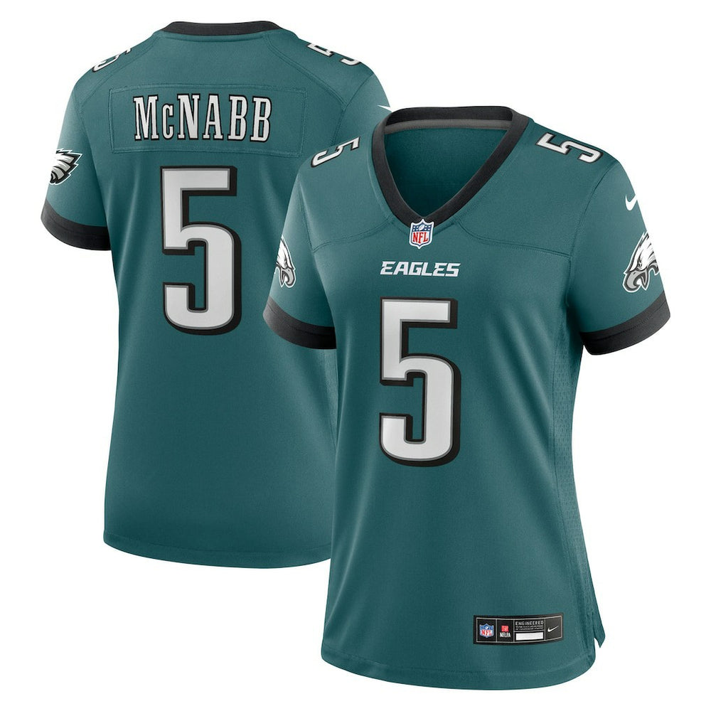 Donovan McNabb Philadelphia Eagles Women's Team Retired Game Jersey - Midnight Green on sale