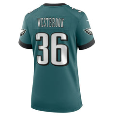Brian Westbrook Philadelphia Eagles Women's Team Retired Game Jersey - Midnight Green cheap