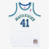 Dirk Nowitzki Dallas Mavericks 1998-99 Hardwood Classics Swingman Jersey sale - White cheap