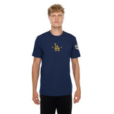 Los Angeles Dodgers 2026 Gold Collection Logo & Patch T-Shirt Navy