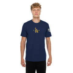 Los Angeles Dodgers 2026 Gold Collection Logo & Patch T-Shirt Navy