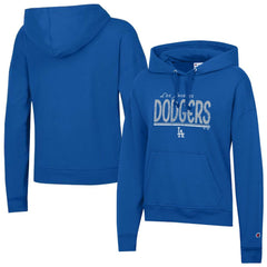Los Angeles Dodgers Champion Women's Vintage Powerblend Hoodie Royal