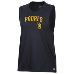 San Diego Padres Champion Women's Muscle Tank Top Black