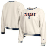Detroit Tigers Champion Women's Reverse Weave Sweatshirt Cream