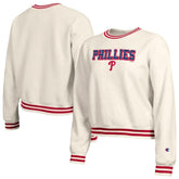 Philadelphia Phillies Champion Women's Reverse Weave Sweatshirt Cream