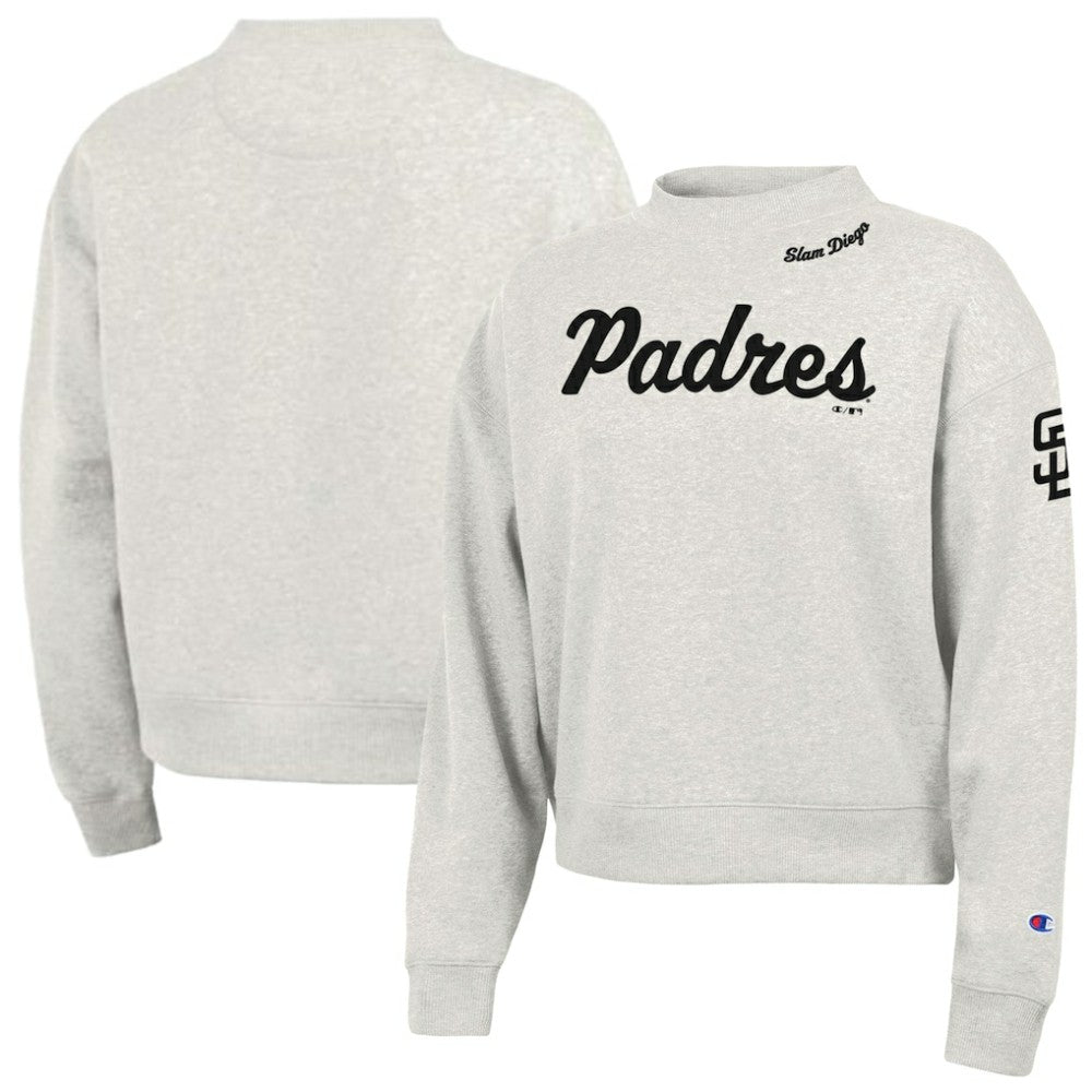 San Diego Padres Champion Women's Triumph Tri-Blend Sweatshirt Stone