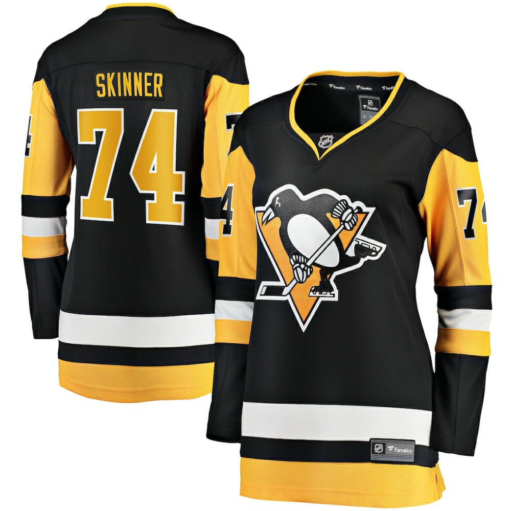 Stuart Skinner Pittsburgh Penguins Indiana Women's Home Breakaway Jersey - Black Jerseys