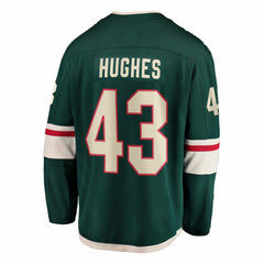 Quinn Hughes Minnesota Wild Fanatics Home Breakaway Jersey - Green Jerseys