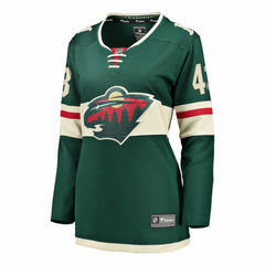 Quinn Hughes Minnesota Wild Fanatics Women's Home Breakaway Jersey - Green Jerseys