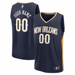 New Orleans Pelicans Fastbreak Custom Jersey - Icon Edition - Navy discount