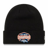 Denver Broncos New Era 2025 AFC West Division Champions Cuffed Knit Hat - Black online