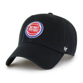 Detroit Pistons '47 Clean Up Adjustable Hat sale - Black on sale