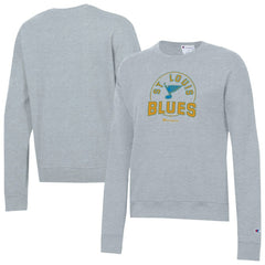 St. Louis Blues Champion Women's Powerblend Fleece Sweatshirt - Gray Sweatshirts