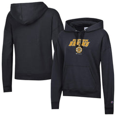 Boston Bruins Champion Women's Powerblend Fleece Hoodie - Black Hoodies