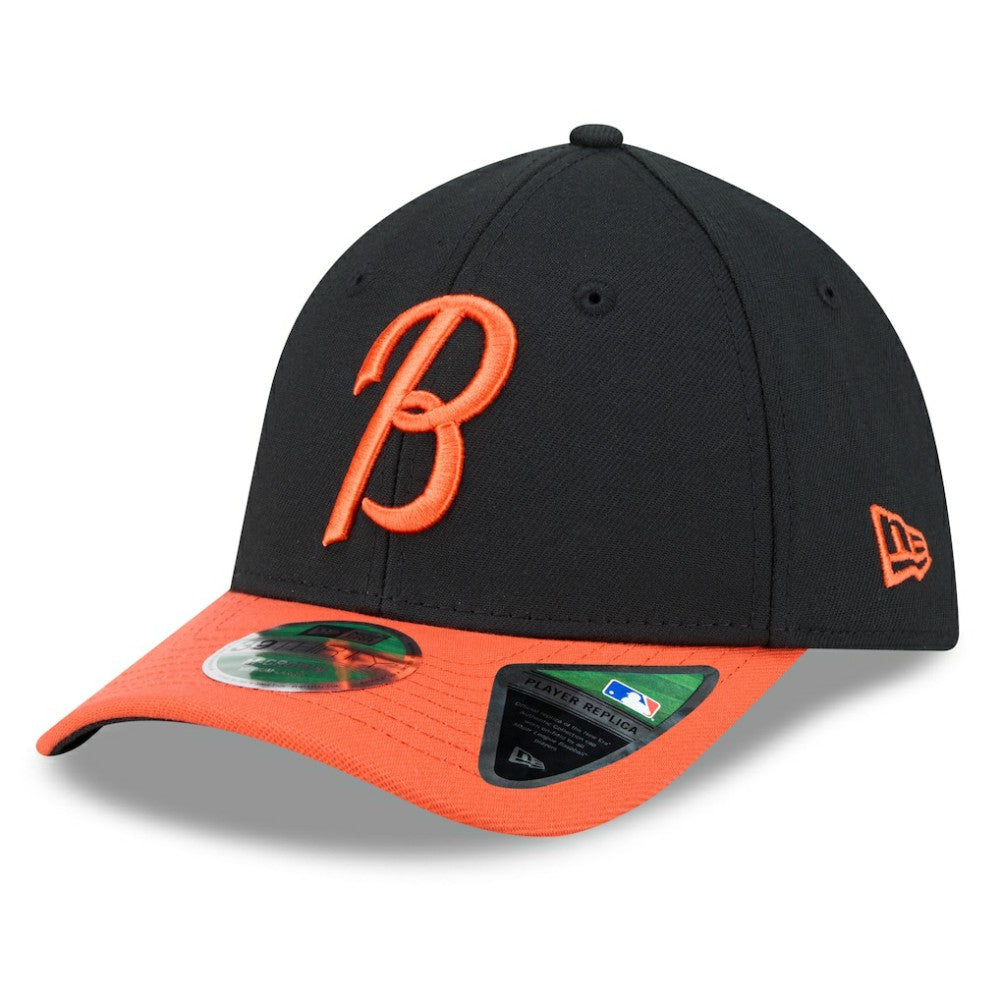 Baltimore Orioles Player Replica 39THIRTY Flex Hat Black/Orange