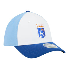 Kansas City Royals Player Replica 39THIRTY M-Crown Flex Hat White/Royal